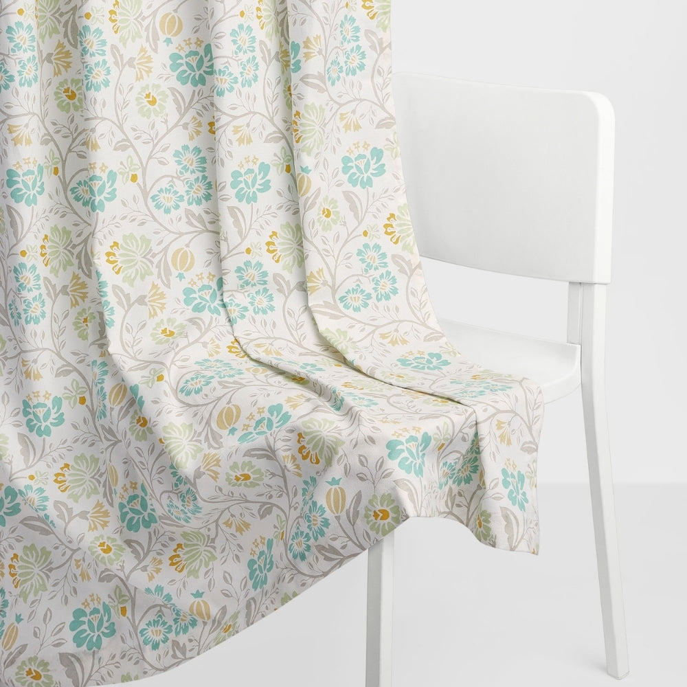 Cotton Printed Pack Of 2 Curtain Rosaline Multicolor