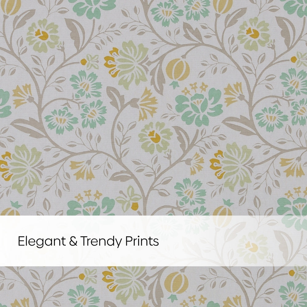 Cotton Printed Pack Of 2 Curtain Rosaline Multicolor