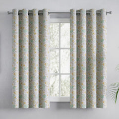 Cotton Printed Pack Of 2 Curtain Rosaline Multicolor - Cotton Printed Curtains | haus & kinder