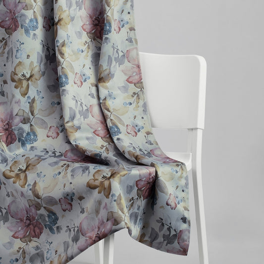 Polyester Printed Blackout Curtains Petal Poetry, Multi