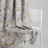 Polyester Printed Blackout Curtains Amber Petals, Multi
