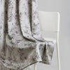 Polyester Printed Blackout Curtains Sepia Blossoms, Multi
