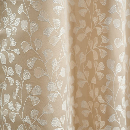 Ginkgo Serenity Curtain Set, Sand