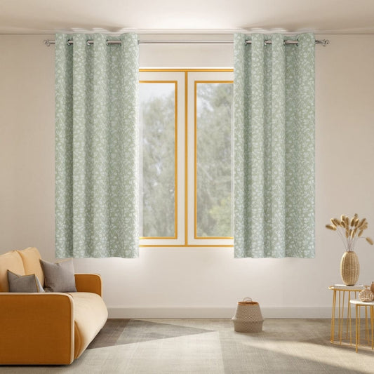 Ginkgo Serenity Curtain Set, Celadon