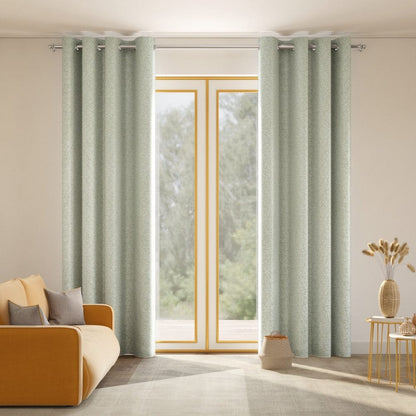 Willow Breeze Curtain Set, Celadon