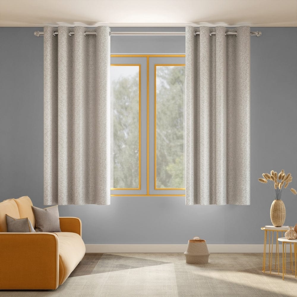 Willow Breeze Curtain Set, Frost Blue - Jacquard Curtains | haus & kinder