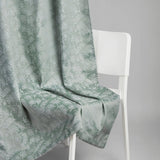 Polyester Jacquard Curtains Verdant Bloom, Mint - Jacquard Curtains | haus & kinder