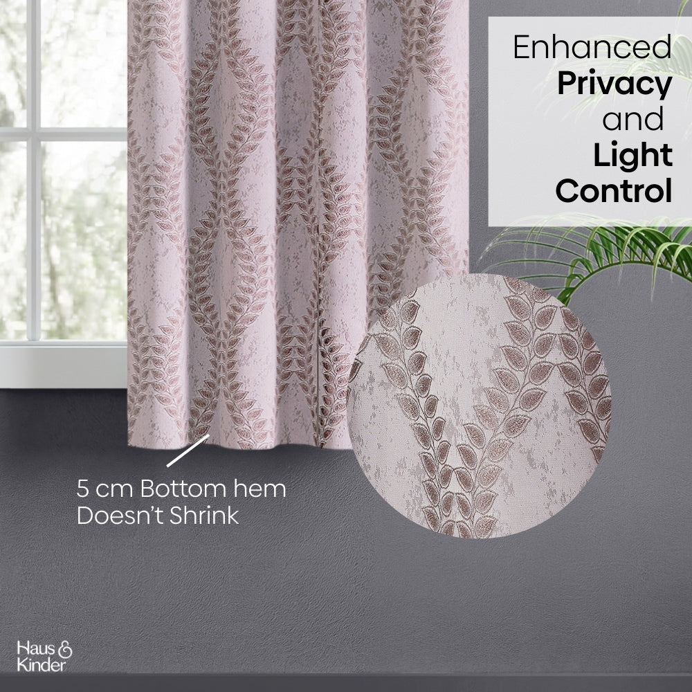 Polyester Jacquard  Curtain Sandvine Emboss, Sand