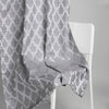 Polyester Jacquard  Curtain Silvercrest Damask, Grey