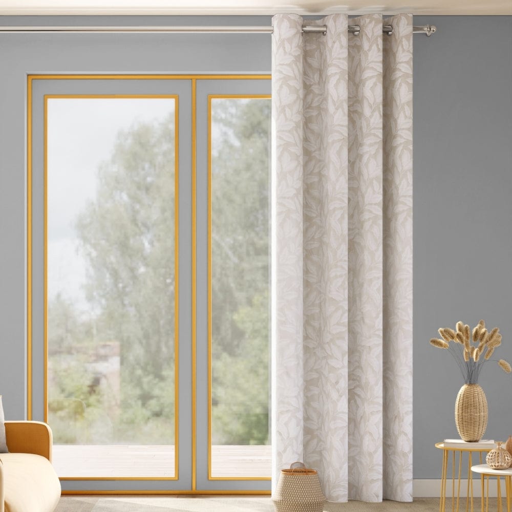 Botanic Hush Curtain, Ivory