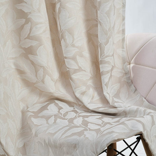 Botanic Hush Curtain Set, Pearl