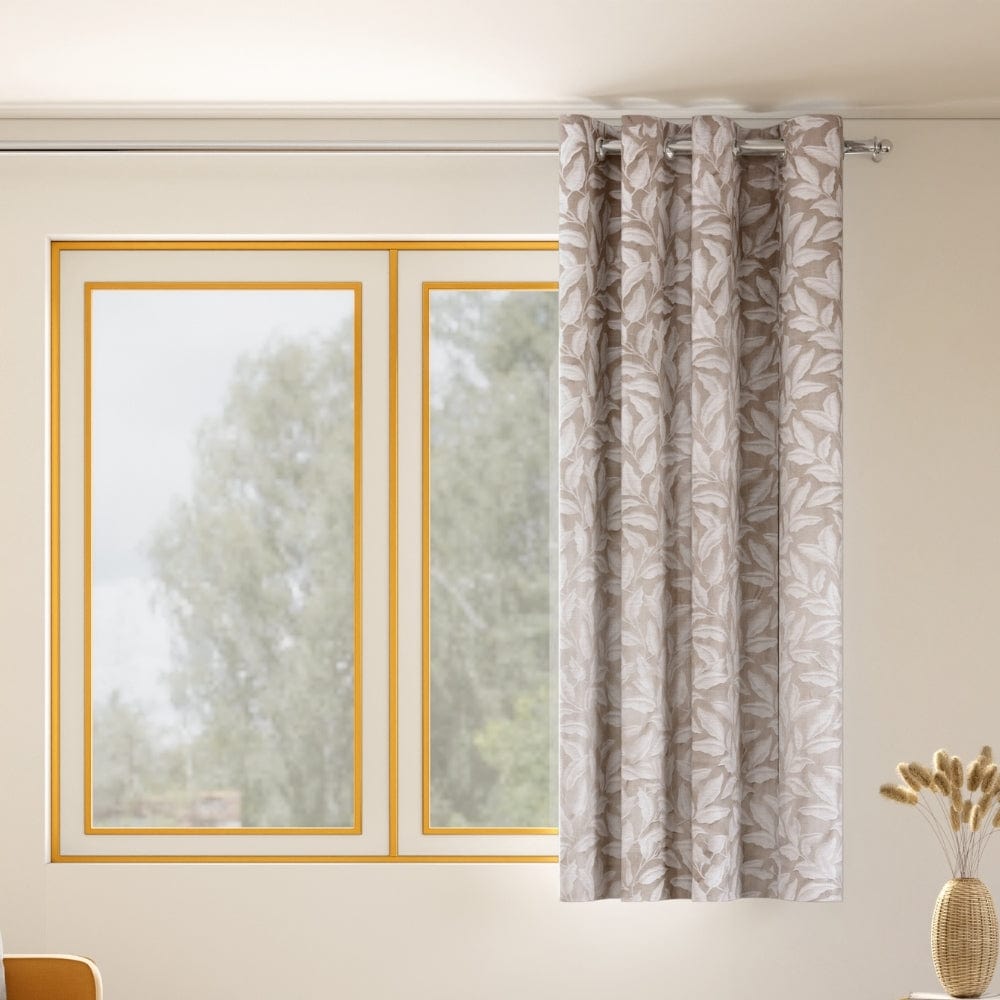 Botanic Hush Curtain, Ivory