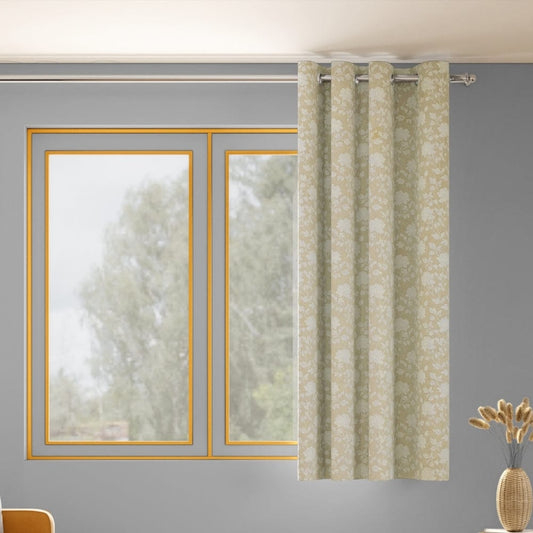 Château Rose Curtain Set, Ivory