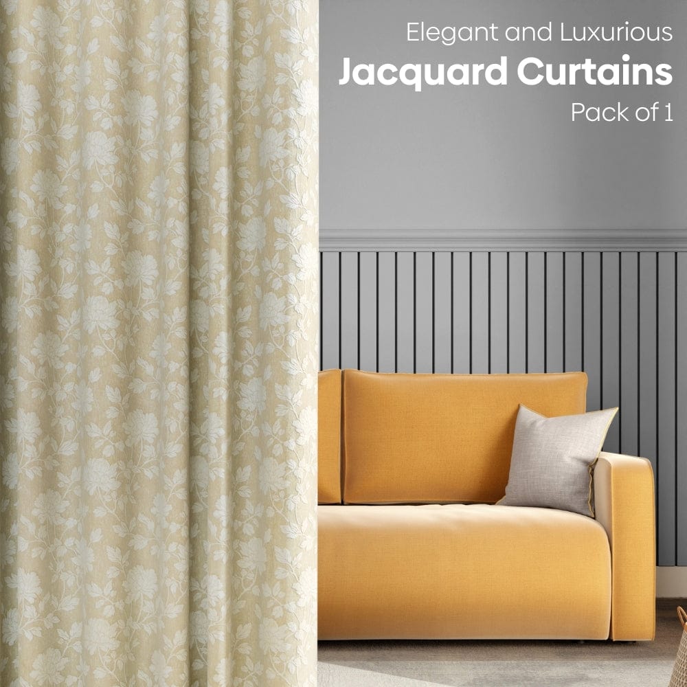 Château Rose Curtain, Ivory