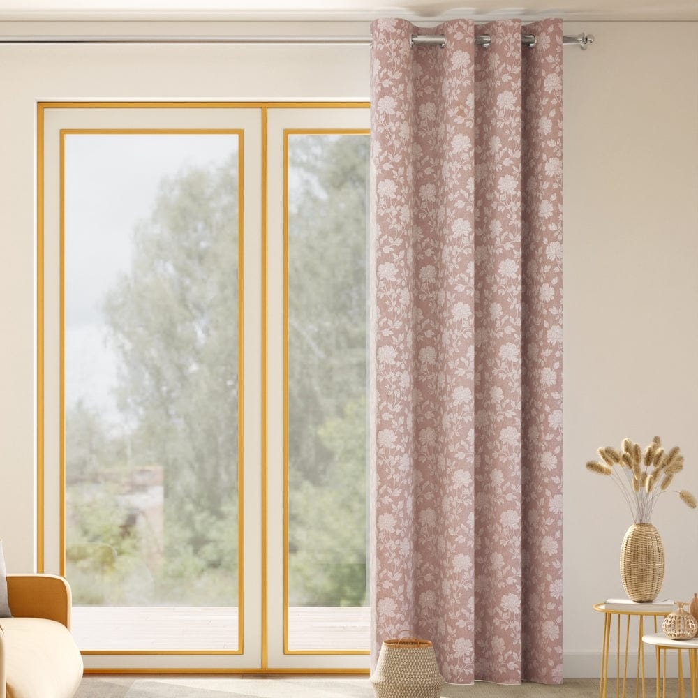 Château Rose Curtain Set, Blush