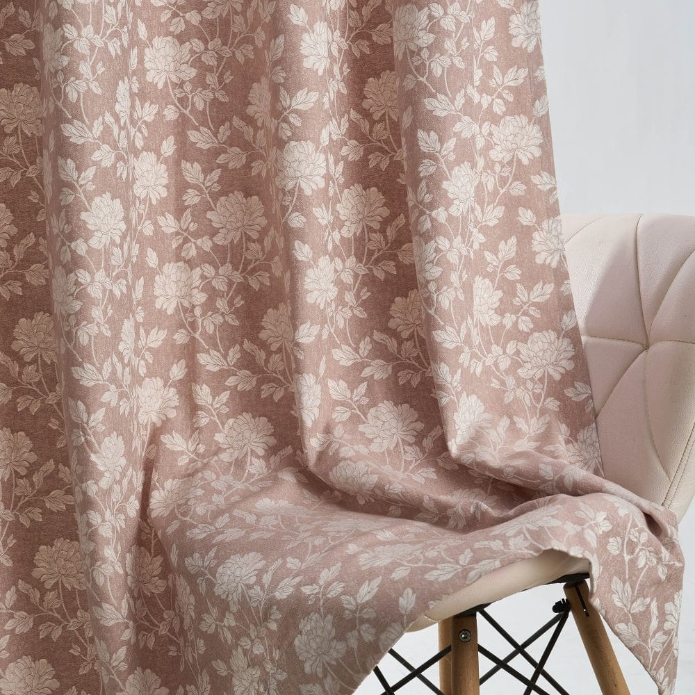 Chateau Rose Curtain Set, Blush