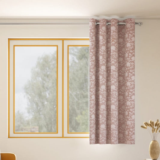 Château Rose Curtain Set, Blush