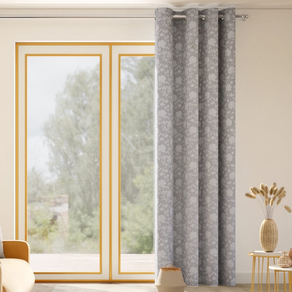 Château Rose Curtain Set, Moonbeam