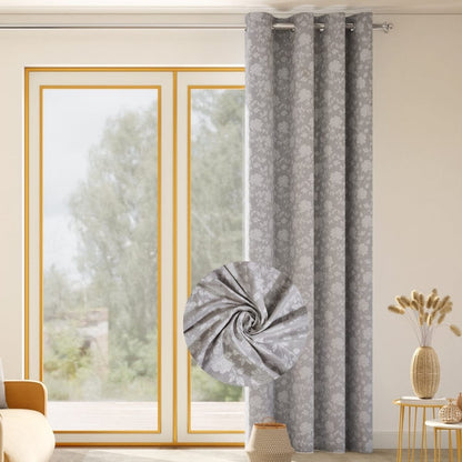 Château Rose Curtain Set, Moonbeam