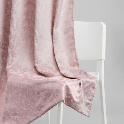 Polyester Jacquard   Window Curtains Whispering Willow, Pink