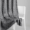 Polyester Jacquard   Curtains Midnight Willow Steel, Grey