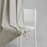 Poly Cotton Jacquard  Curtains Frosted Garden, Pista