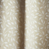Polyester Jacquard  Curtain Silken Branch, Fawn