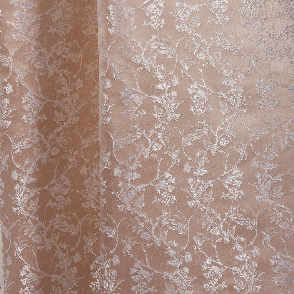 Polyester Jacquard   Curtains Rosewood Grace, Rose Gold