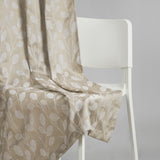 Polyester Jacquard  Curtains Lunar Leaf, Stone