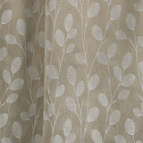 Polyester Jacquard  Curtains Lunar Leaf, Stone
