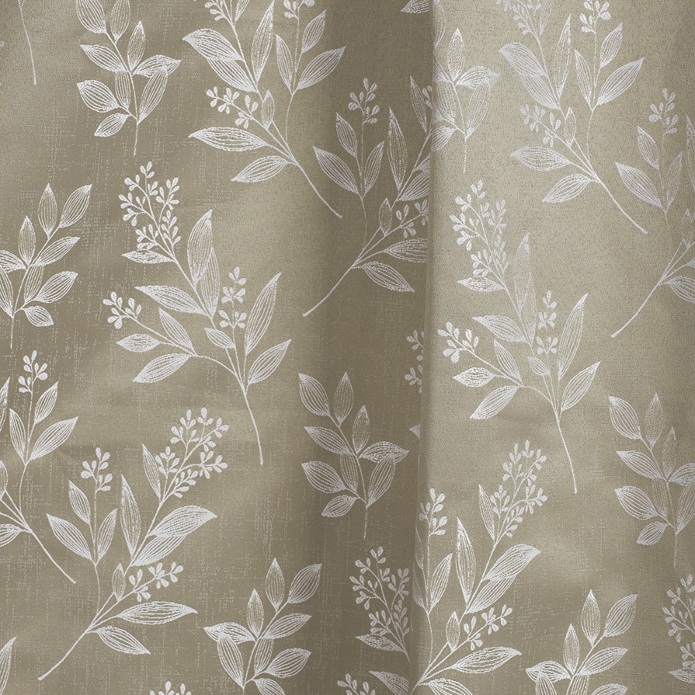 Polyester Jacquard  Curtains Ashwood Bloom, Stone