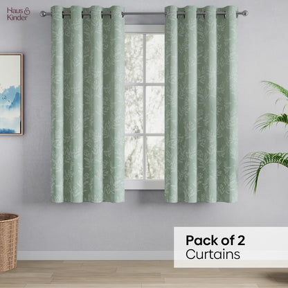 Polyester Jacquard  Curtains Mint Grove, Mint