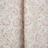 Poly Cotton Digital Printed  Curtain Blush Garden, Light Pink