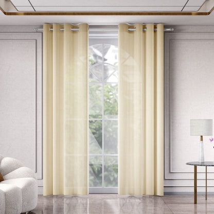 Linear Grace Curtain Set, Butter
