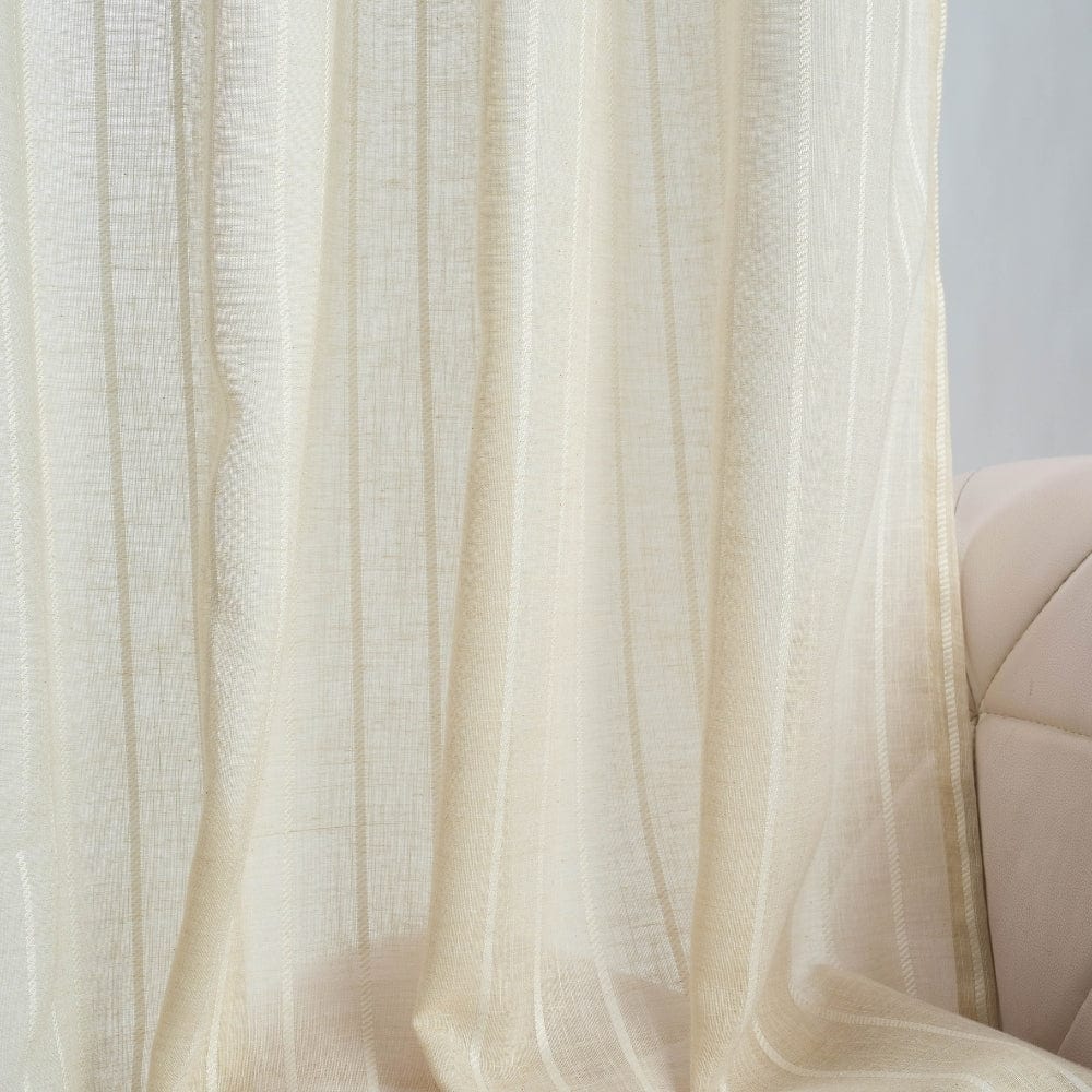 Linear Grace Curtain Set, Butter