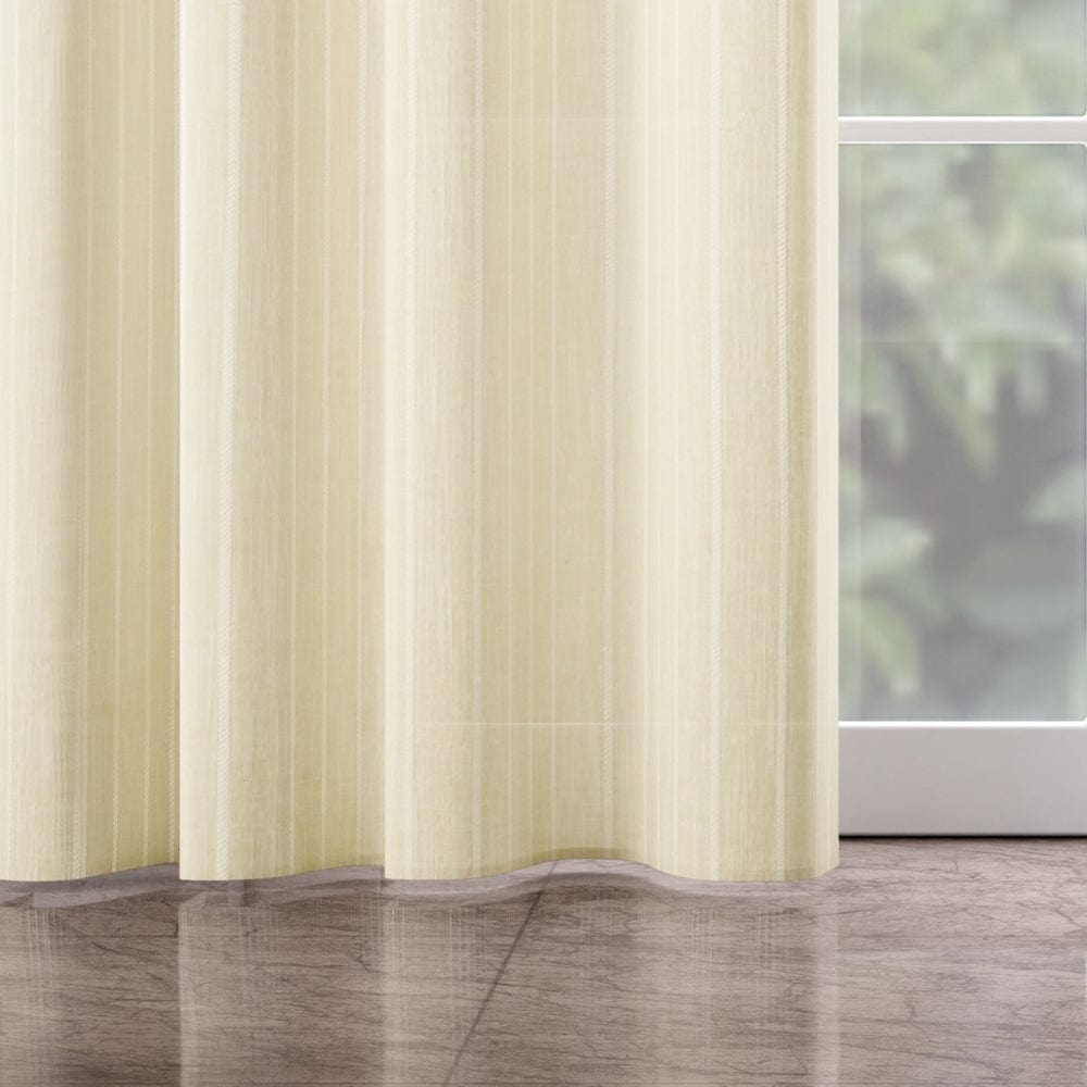 Linear Grace Curtain Set, Butter