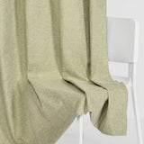 Natural Canvas Dobby Textured Door Curtain - Sage Green