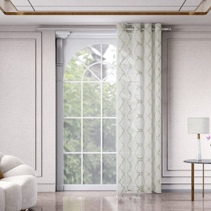 Serene Tendrils  Curtain Set, Mist
