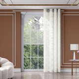 Serene Tendrils Curtain, White