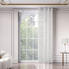 Dewdrop Vine Curtain Set, Mist