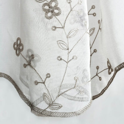 Dewdrop Vine Curtain Set, Mist