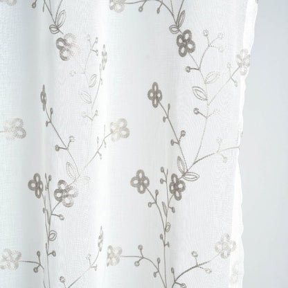 Dewdrop Vine Curtain Set, Mist