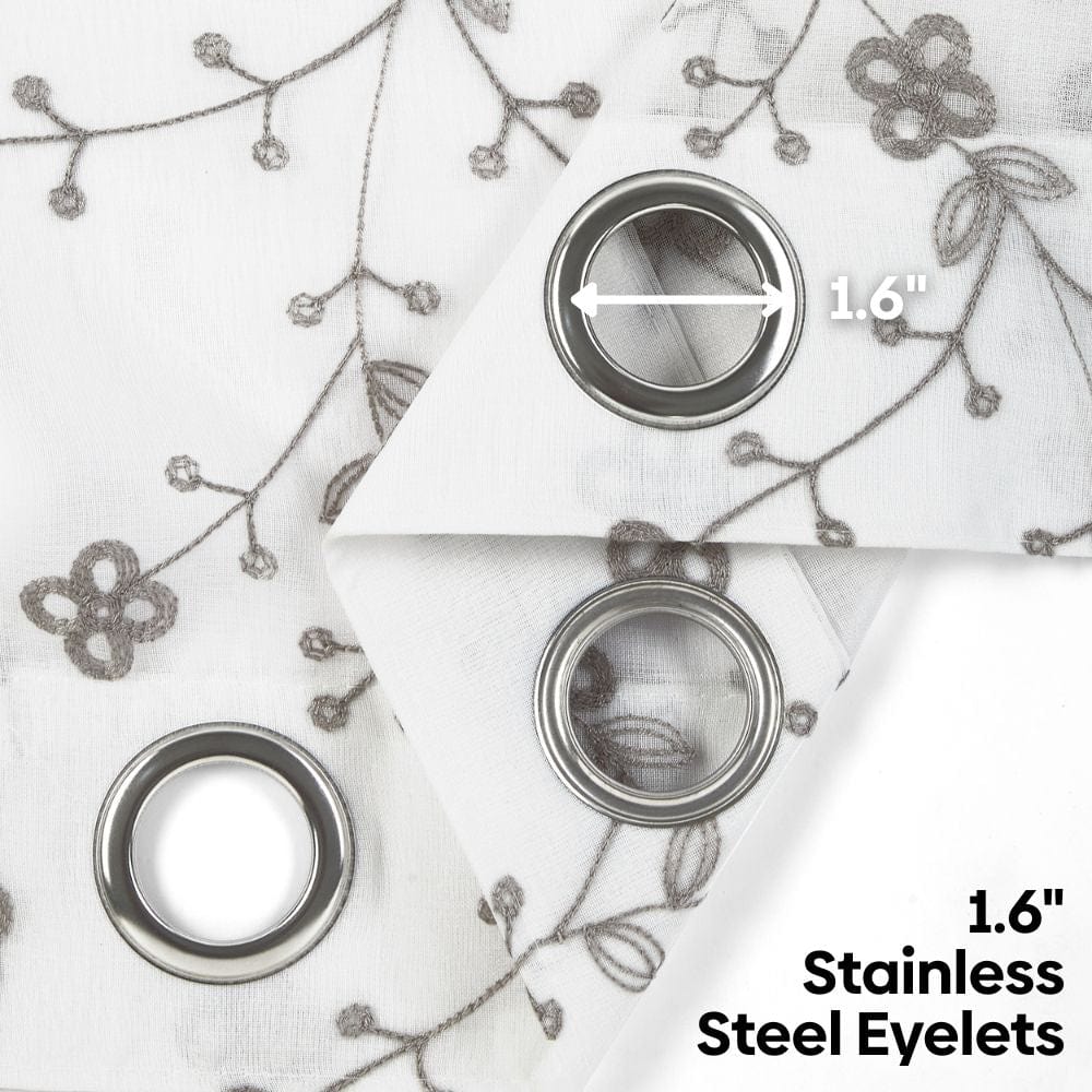 Dewdrop Vine Curtain, Blush