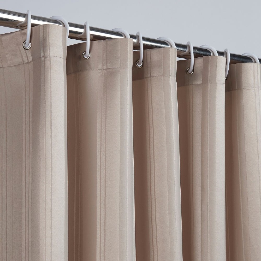 Shower Curtain CalmSpace Pack Of 1, Beige - Shower Curtains | haus & kinder