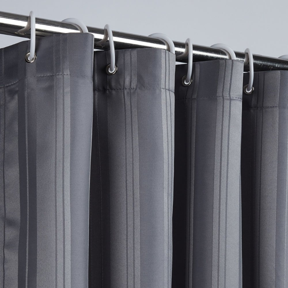 Shower Curtain CalmSpace Pack Of 1, Grey - Shower Curtains | haus & kinder