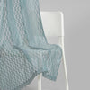 Polyester Jacquard  Window Curtains Misty Weave, Teal