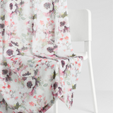 100% Polyester Sheer Digital Printed Door Curtain Maison Floral, Multicolor
