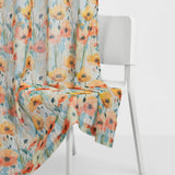 Bloom Impression Cotton Printed Pack Of 2 Curtain, Multicolor