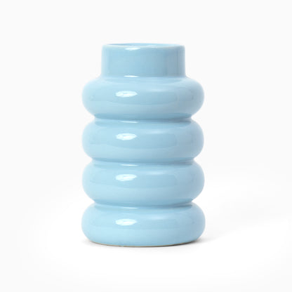 Cloudpop Lune Ceramic Vase- Blue