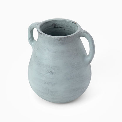 Warm Earth Terracotta Vase- Mint